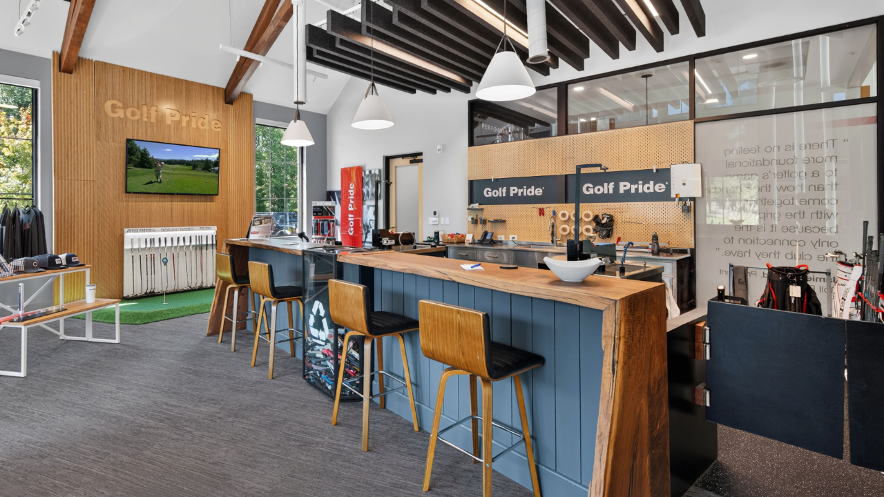 Finished Golf Pride Retail Lab at the Global Innovation Center in Pinehurst, North Carolina