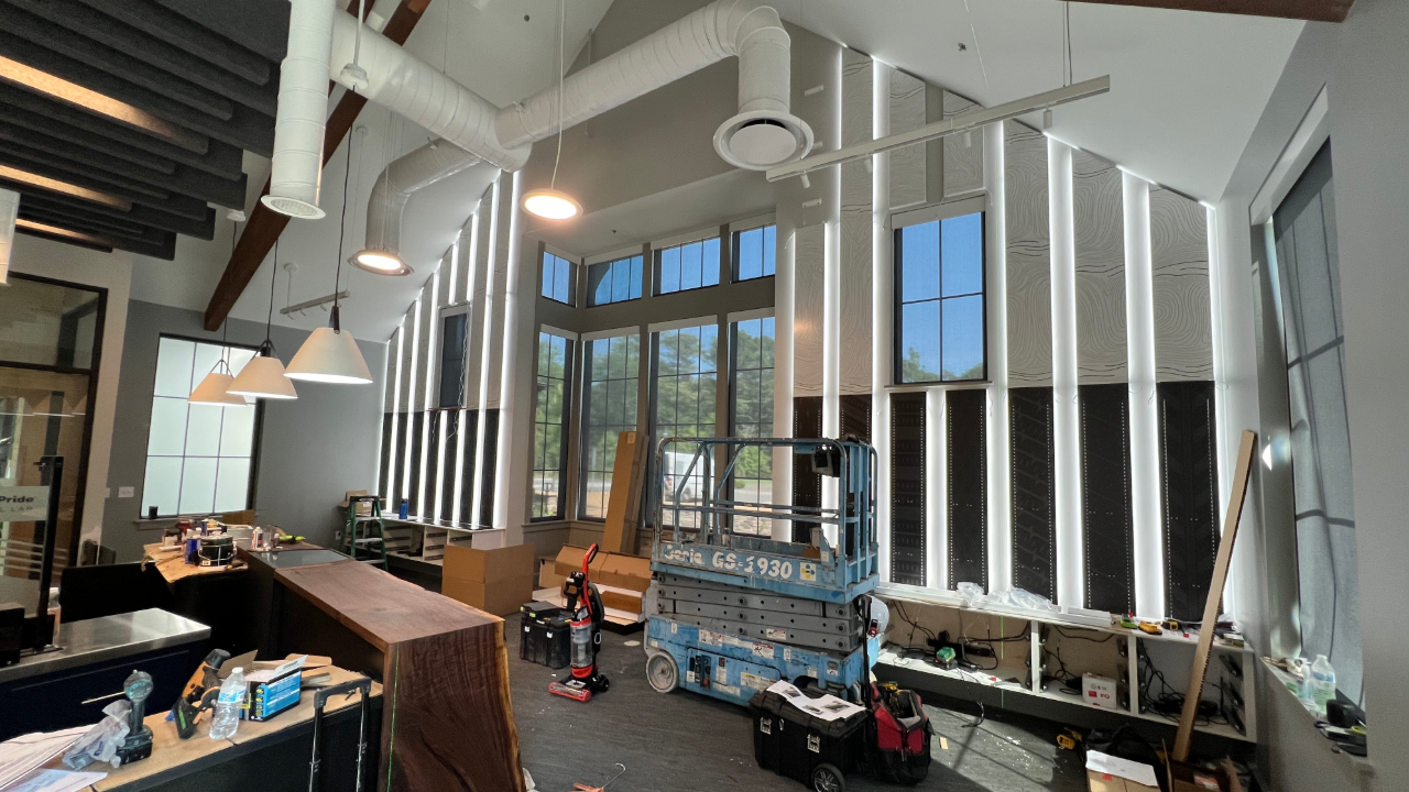 Golf Pride lab at the Global Innovation Center, designed and built by Lotus United, view 1