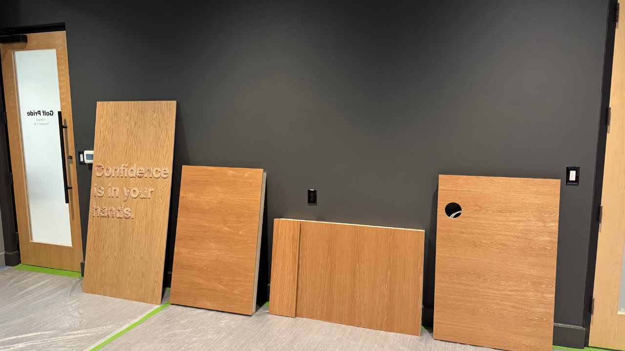 Golf Pride lab at the Global Innovation Center, designed and built by Lotus United, view 5