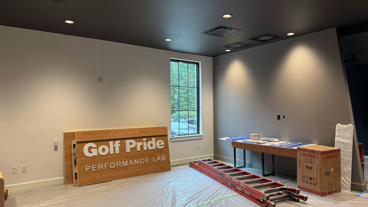 Golf Pride lab installation at the Global Innovation Center by Lotus United