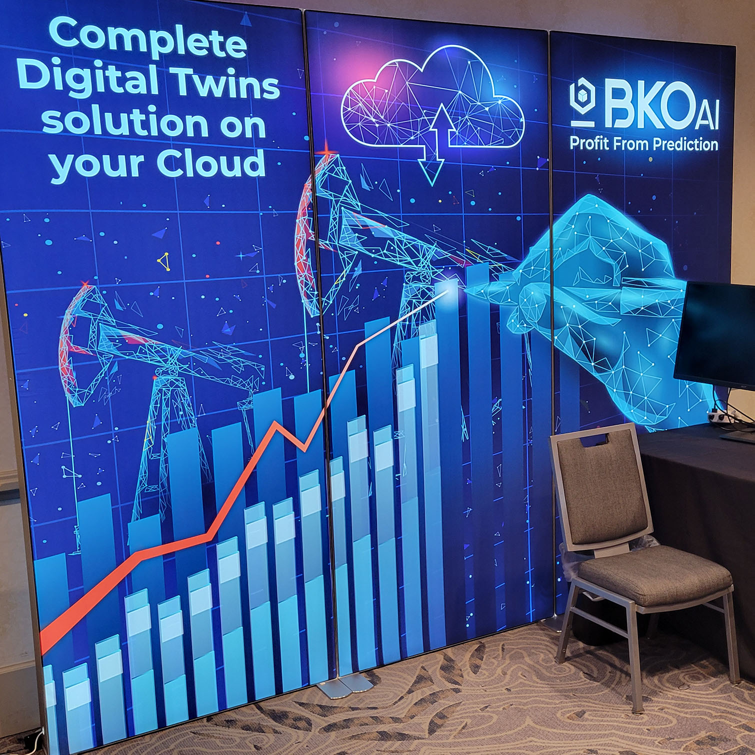 BKO Conference Booth at AI in Oil and Gas
