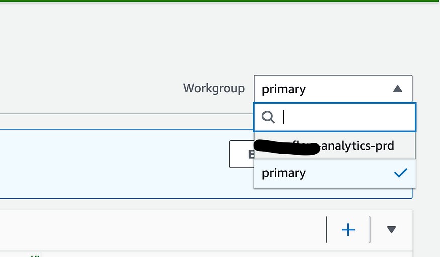 A closeup of our primary source in MuseFlow's AWS athena.