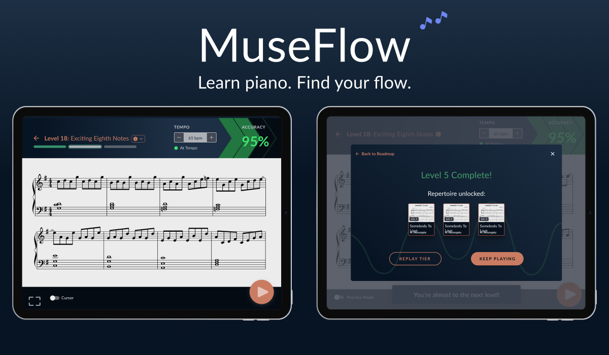 Trust MuseFlow with your sight reading for beginners.