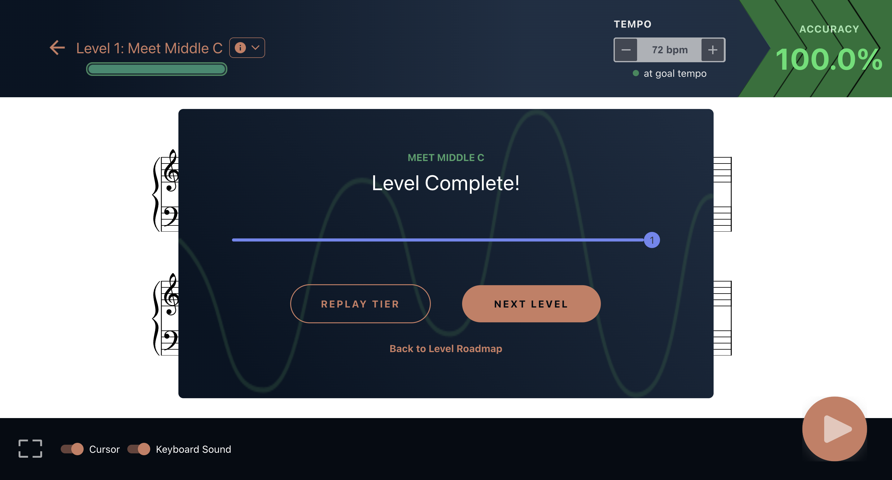 Learn piano with MuseFlow is the fastest way to learn as a beginner.