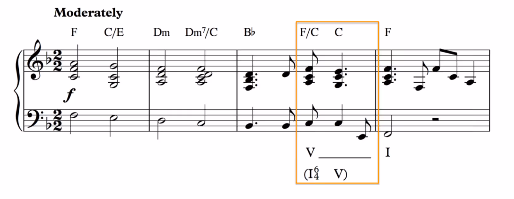 Example of a Cadential Pattern in Goodbye Yellow Brick Road.