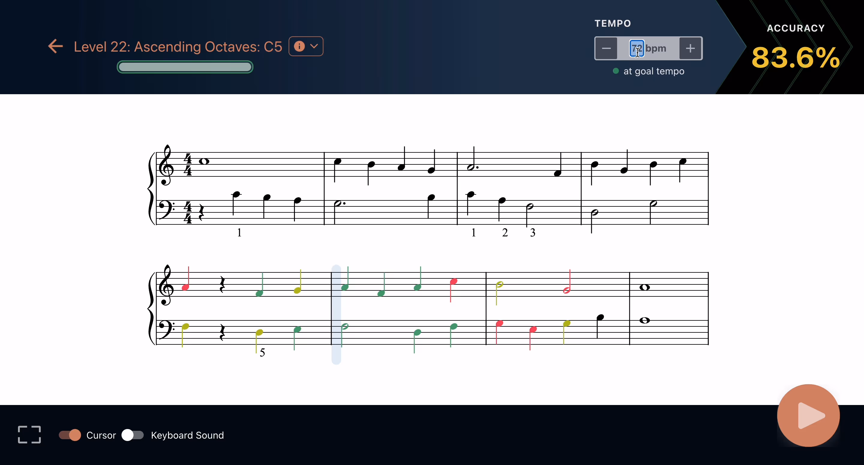 MuseFlow's real-time feedback
