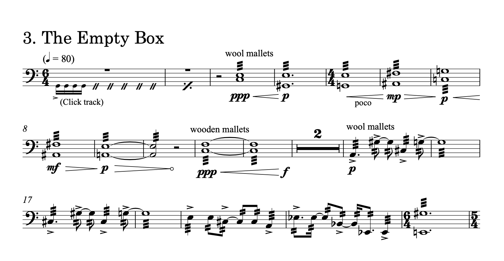 Sphinx (for solo timpani and audio) Ultimate Rehearsal and Performance Pack by John Psathas, image 5 of 8