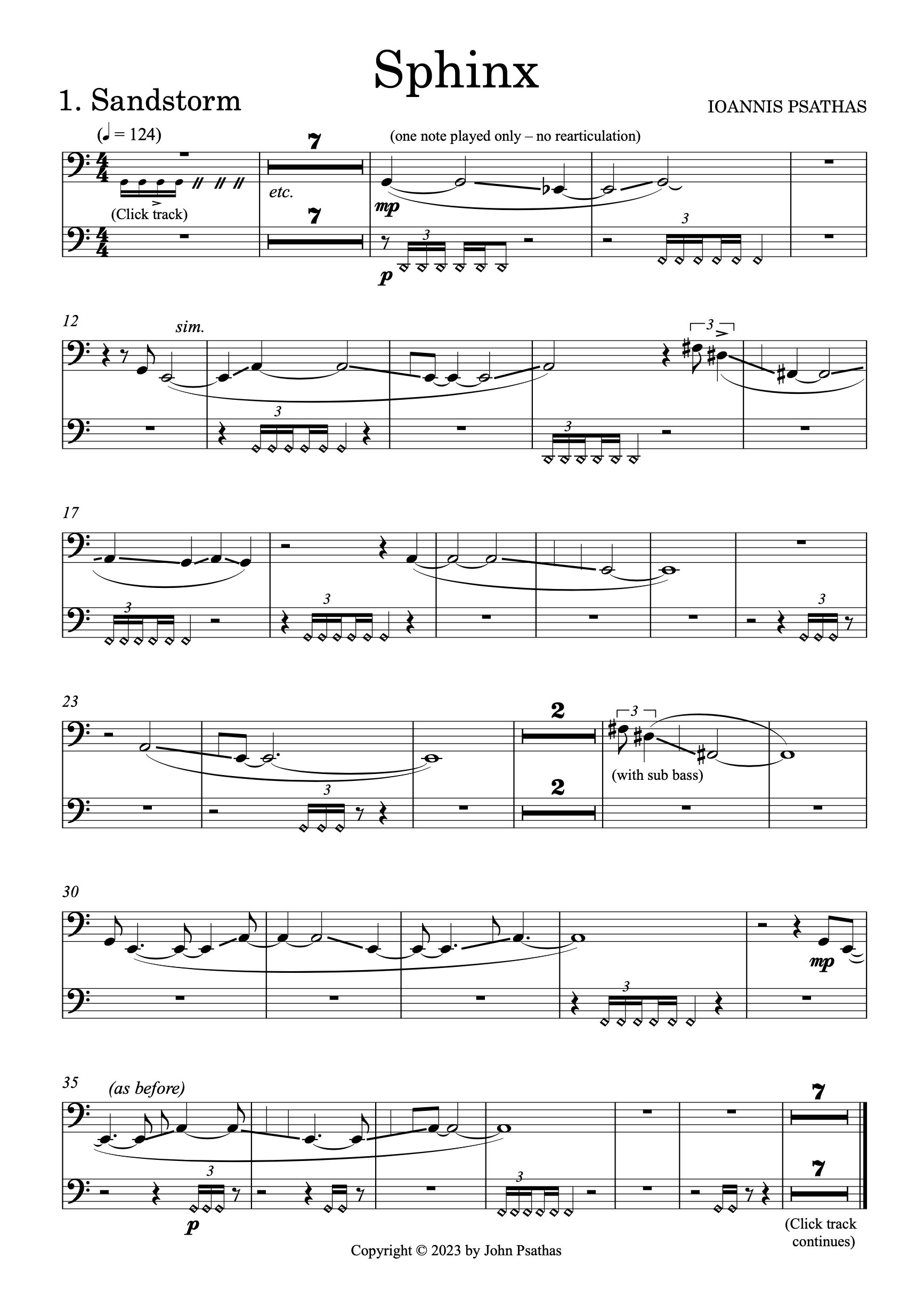 Sphinx (for solo timpani and audio) Ultimate Rehearsal and Performance Pack by John Psathas, image 3 of 8