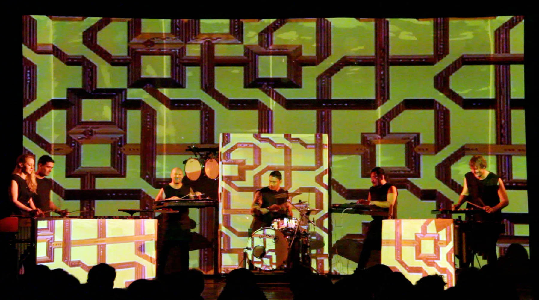 Between Zero and One (live show, percussion sextet, audio track, video) with Jack Hooker by John Psathas, image 10 of 23