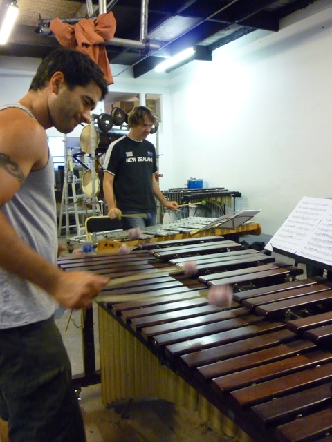 Between Zero and One (live show, percussion sextet, audio track, video) with Jack Hooker by John Psathas, image 16 of 23