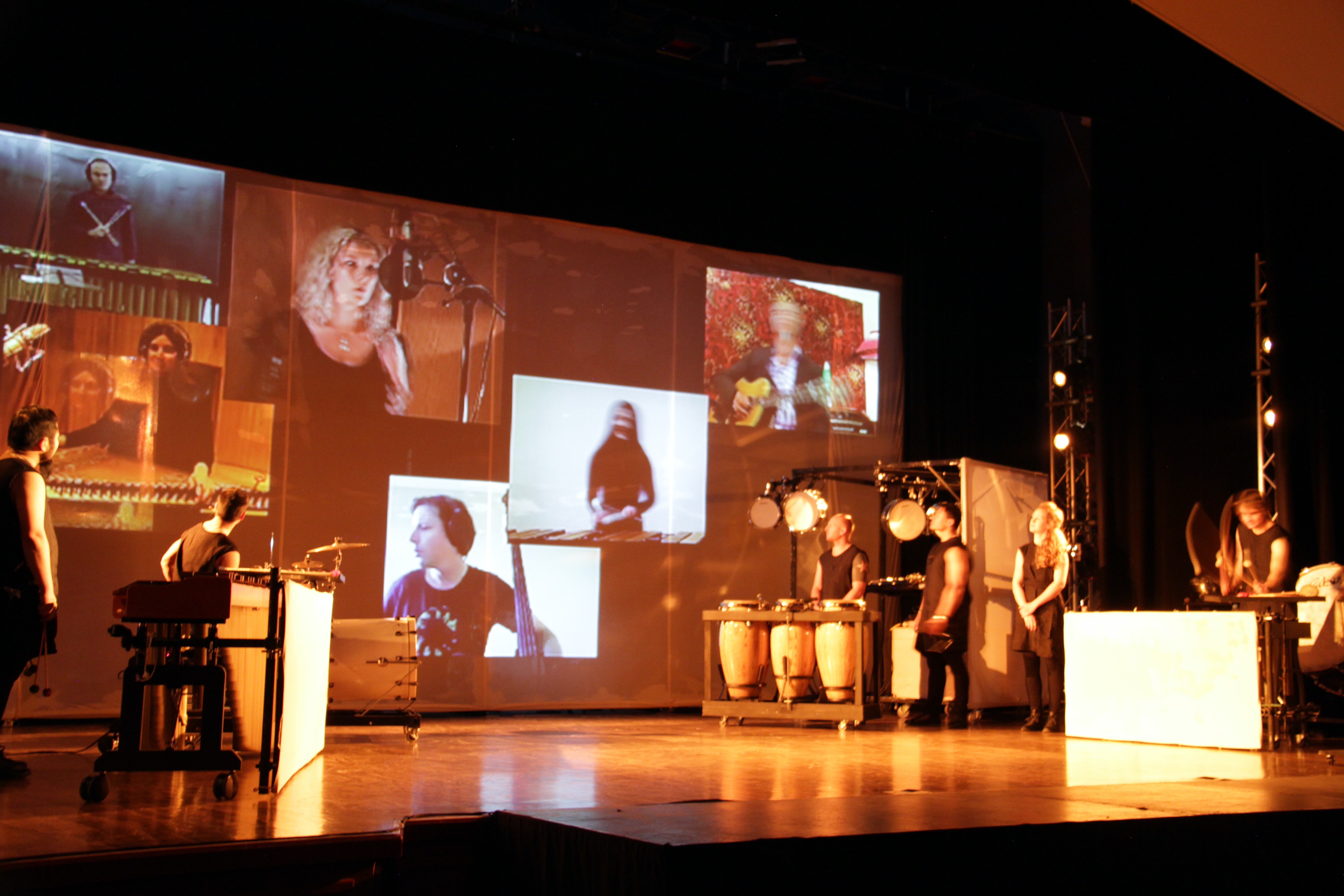 Between Zero and One (live show, percussion sextet, audio track, video) with Jack Hooker by John Psathas, image 14 of 23
