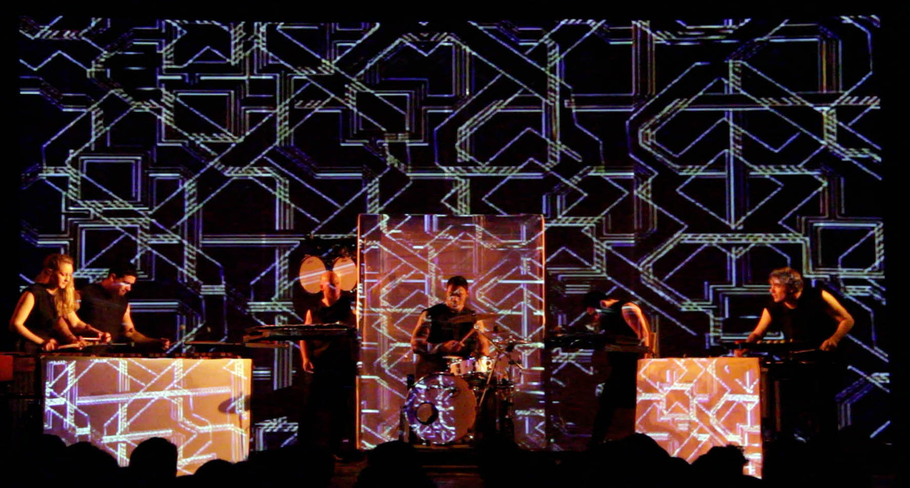 Between Zero and One (live show, percussion sextet, audio track, video) with Jack Hooker by John Psathas, image 11 of 23