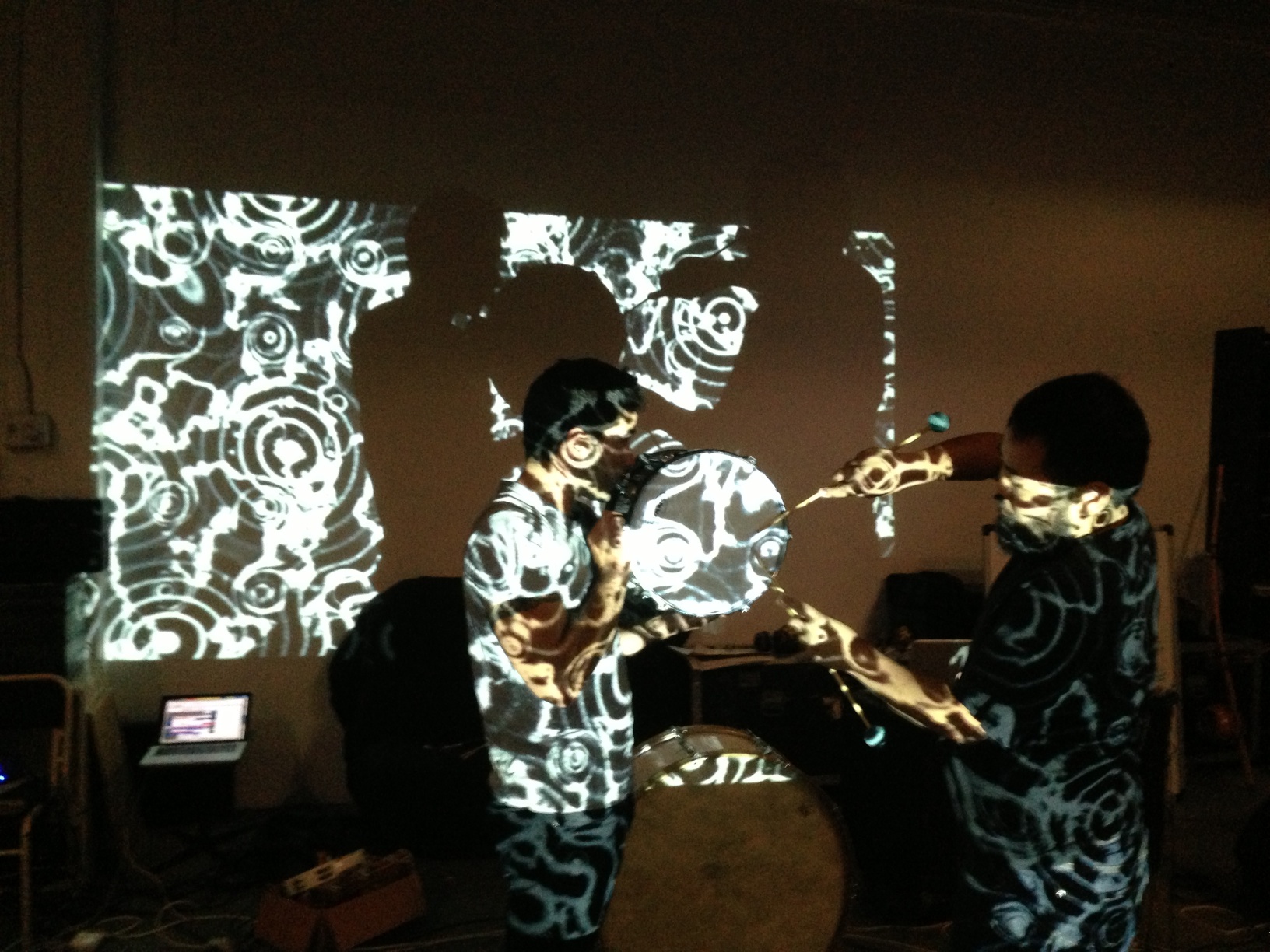 Between Zero and One (live show, percussion sextet, audio track, video) with Jack Hooker by John Psathas, image 19 of 23