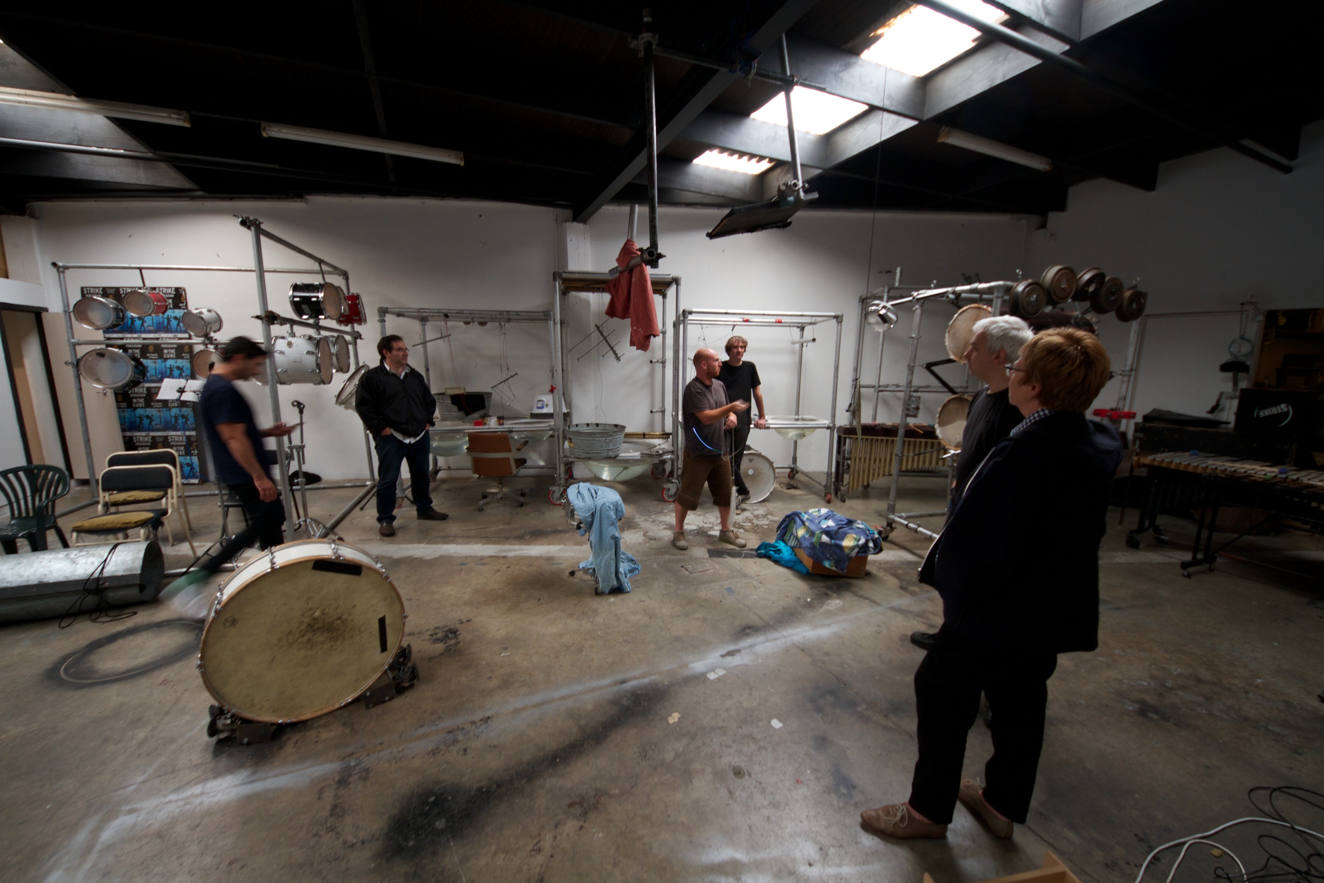 Between Zero and One (live show, percussion sextet, audio track, video) with Jack Hooker by John Psathas, image 21 of 23