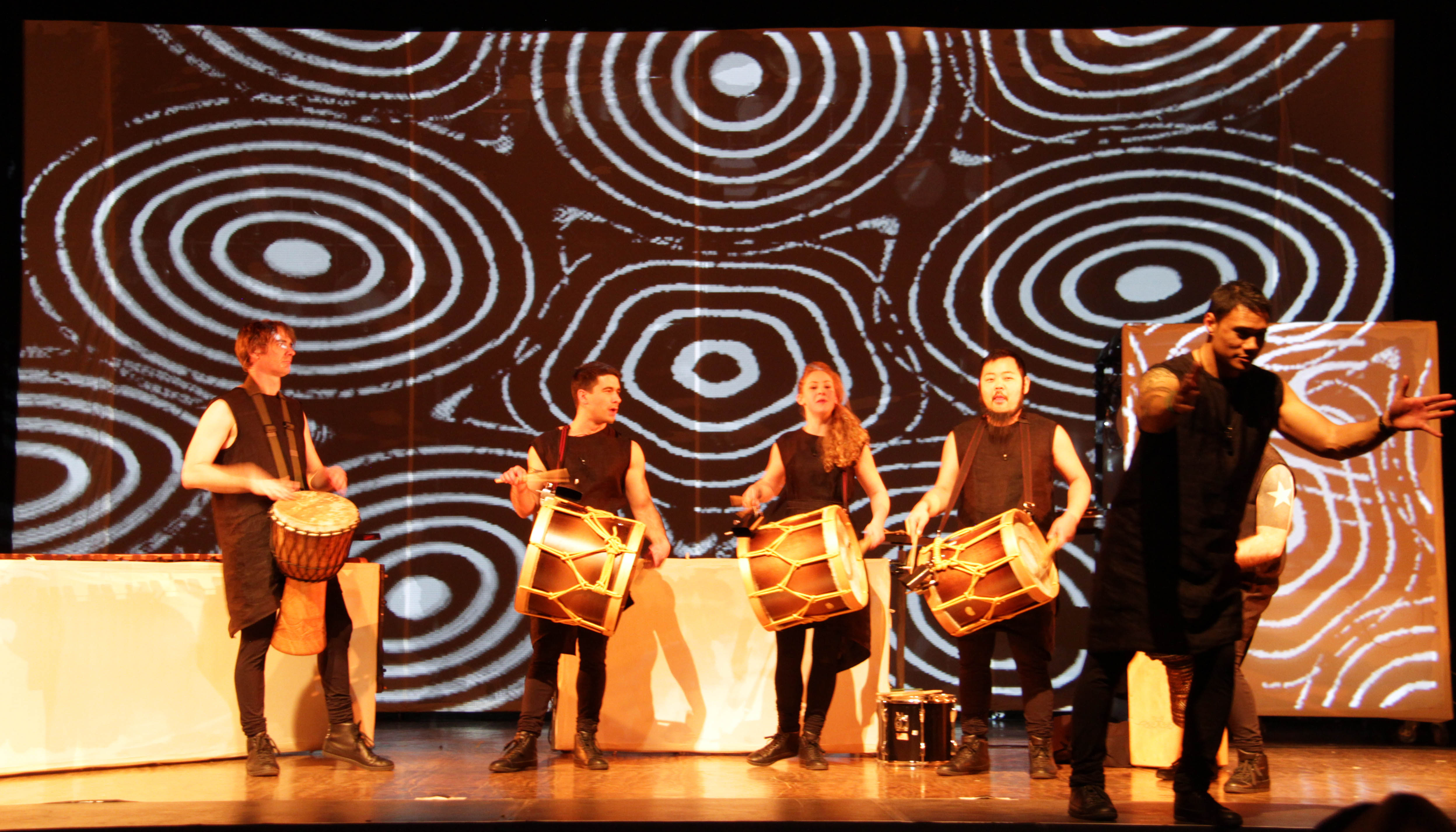 Between Zero and One (live show, percussion sextet, audio track, video) with Jack Hooker by John Psathas, image 2 of 23