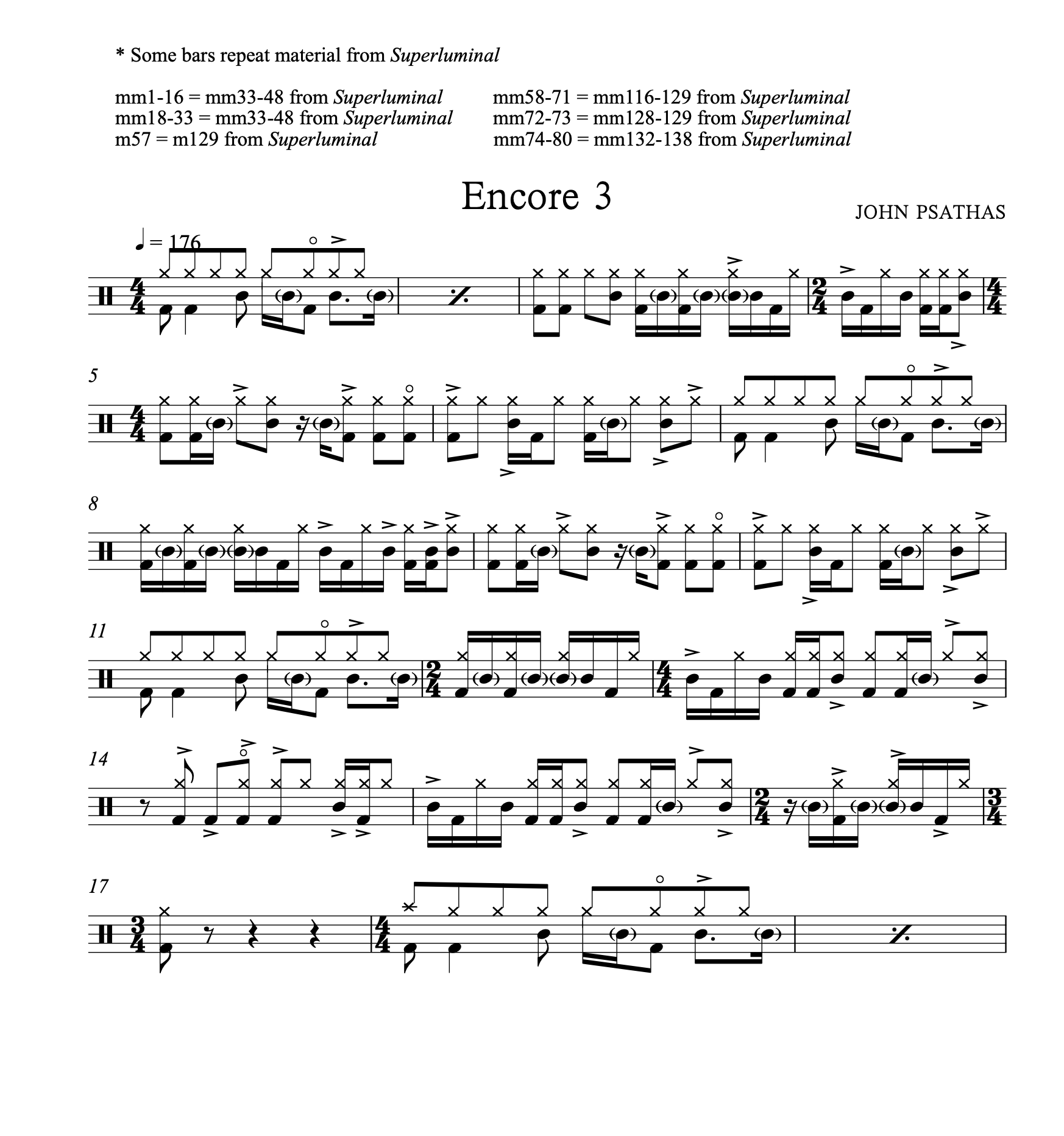 Encore 3 by John Psathas, image 2 of 2