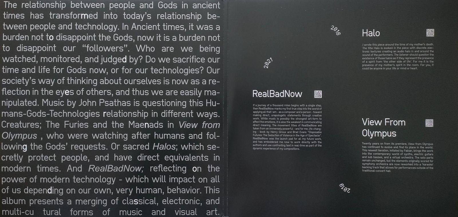 Modern Gods (album) with Fabian Ziegler and Akvilė Šileikaitė by John Psathas, image 2 of 6
