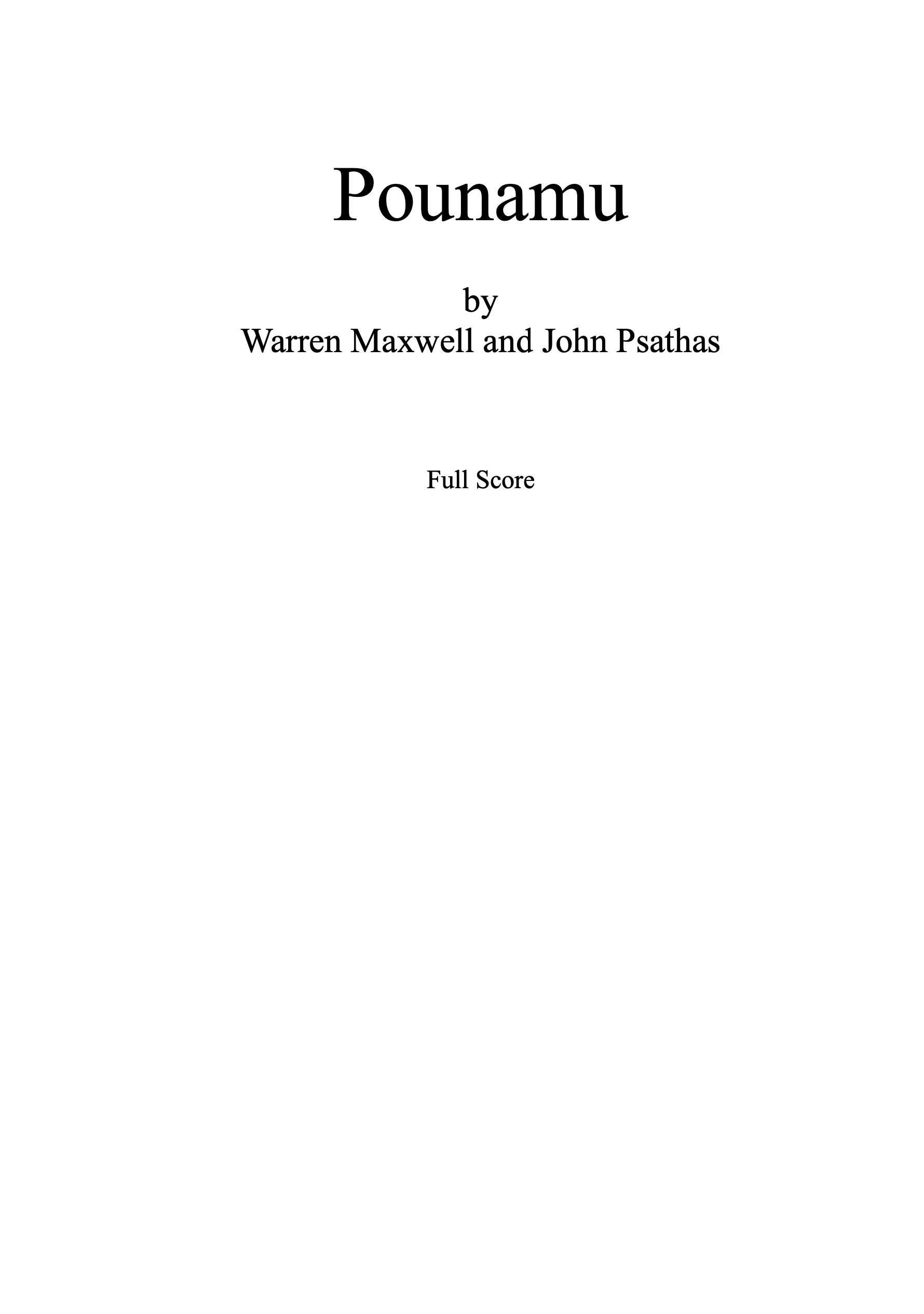 Pounamu (vocalist, bass, guitar, orchestra) with Warren Maxwell by John Psathas, image 3 of 8
