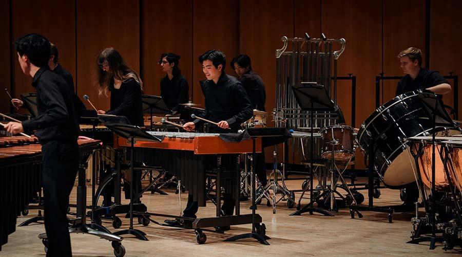 Bienen Percussion Ensemble perform Kyoto in Evanston at Pick-Staiger Concert Hall, Evanston, IL 60208, United States