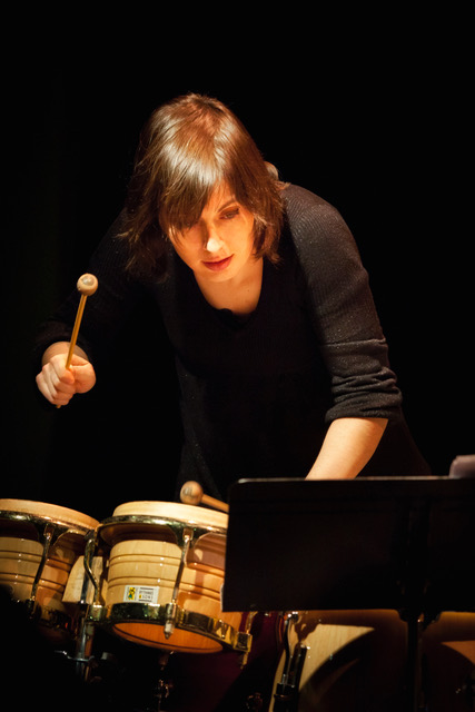 Elisa Humanes performs One Study One Summary in Zaragoza, Spain at Local Pilar Bayona Auditorium, Zaragoza 50001