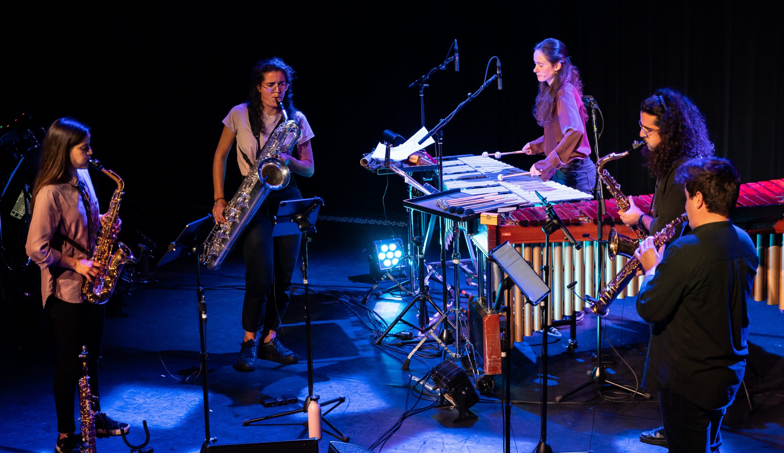 Kalina Vladovska and MAAT saxophone quartet perform Farewell to Flesh in Rolde, the Netherlands at Jacobuskerk, 9451AL Rolde