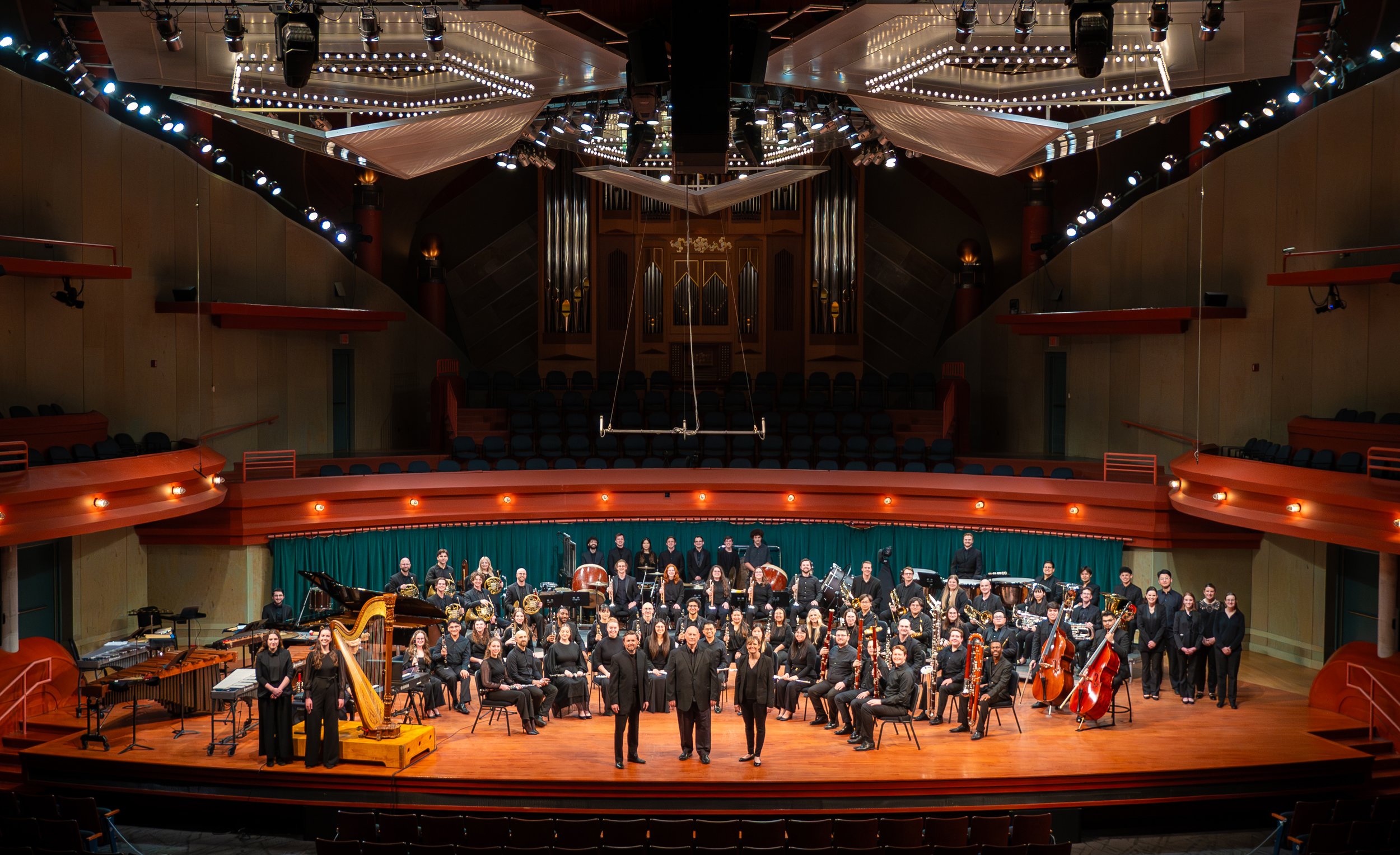 North Texas Wind Symphony Perform Wind Band Arrangement of The All-Seeing Sky in Denton Texas