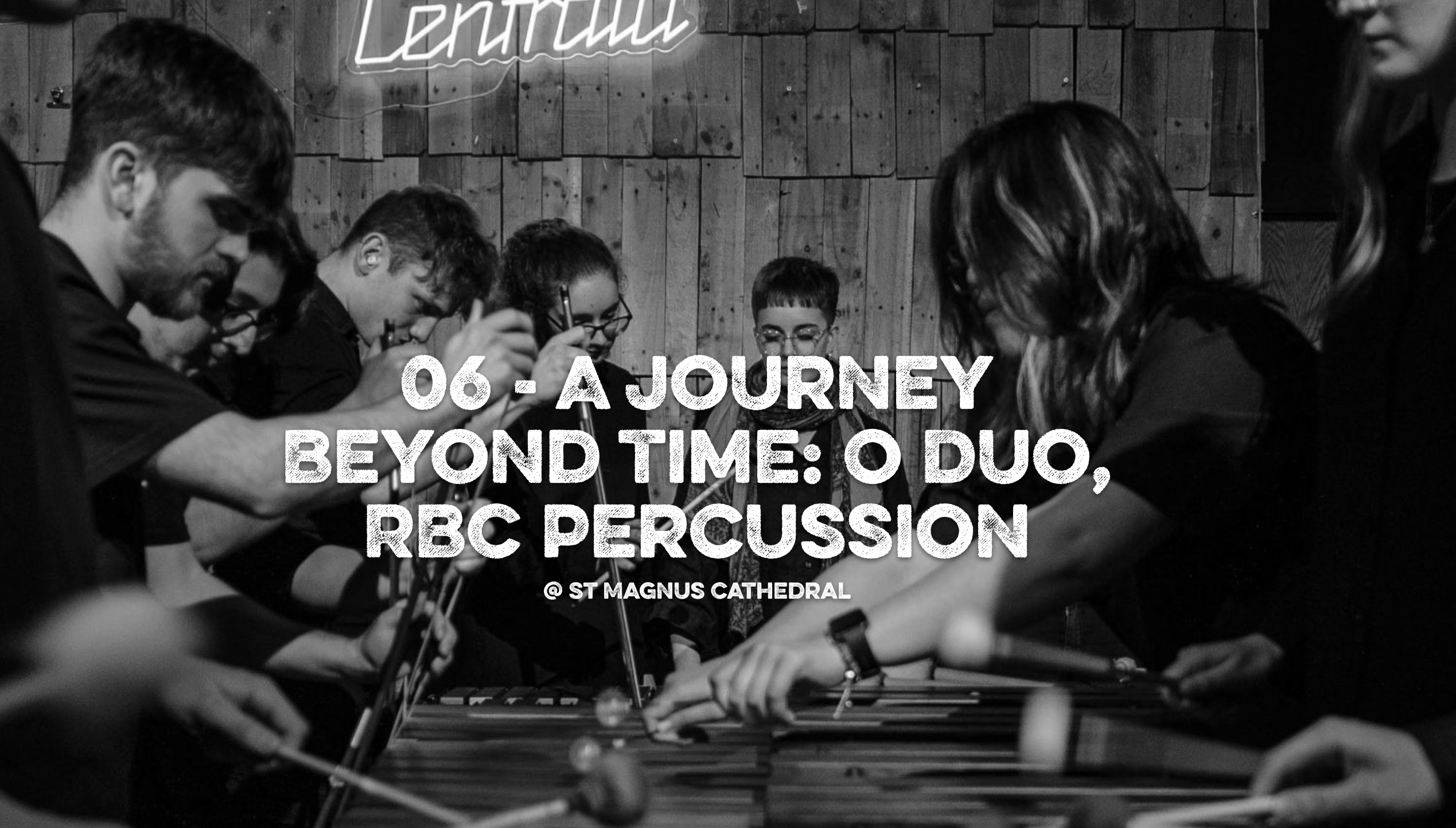 O Duo, RBC Percussion perform Fragment in Kirkwall, UK at St Magnus Cathedral, Kirkwall, KW15 1DH, United Kingdom