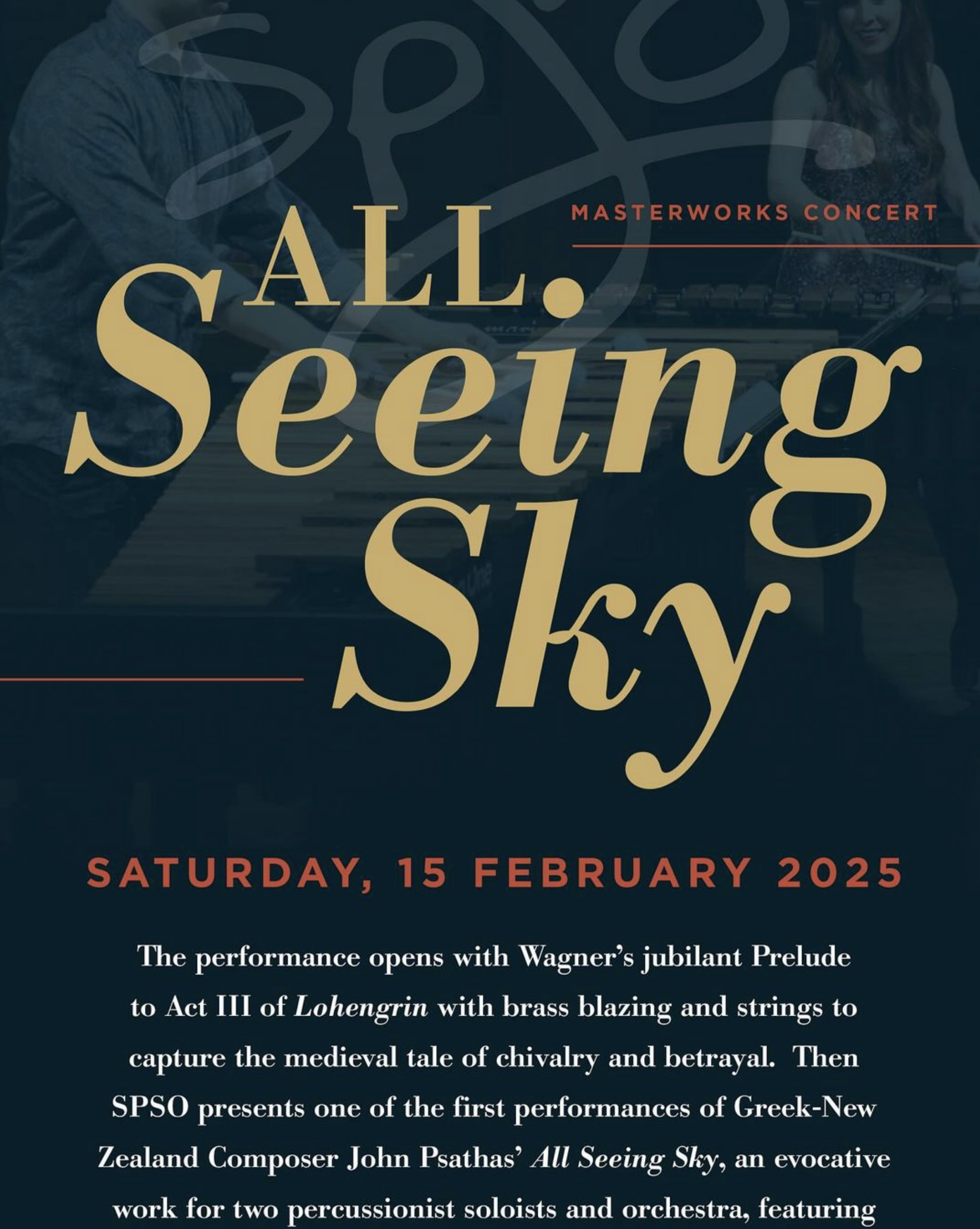Southeastern Pennsylvania Symphony Orchestra and Allan Scott perform the All Seeing Sky with Lynn Vartan and Weichin Lin