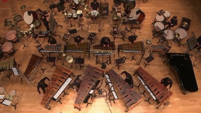 TCU Percussion Ensemble (dir. Brian West) perform White Feather in Fort Worth, Texas at Van Cliburn Concert Hall