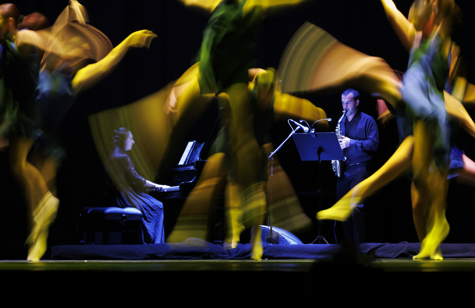 Tricia Dawn Williams and Daniel Cauchi perform Atalanta at The Malta International Arts Festival at Teatru Manoel, Valletta