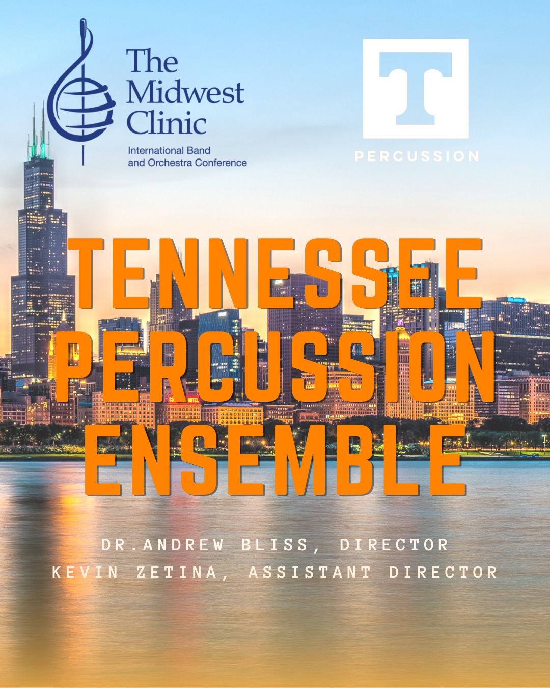 University of Tennessee Percussion Ensemble perform Cloud Folk in Chicago at McCormick Place, Chicago, IL 60616
