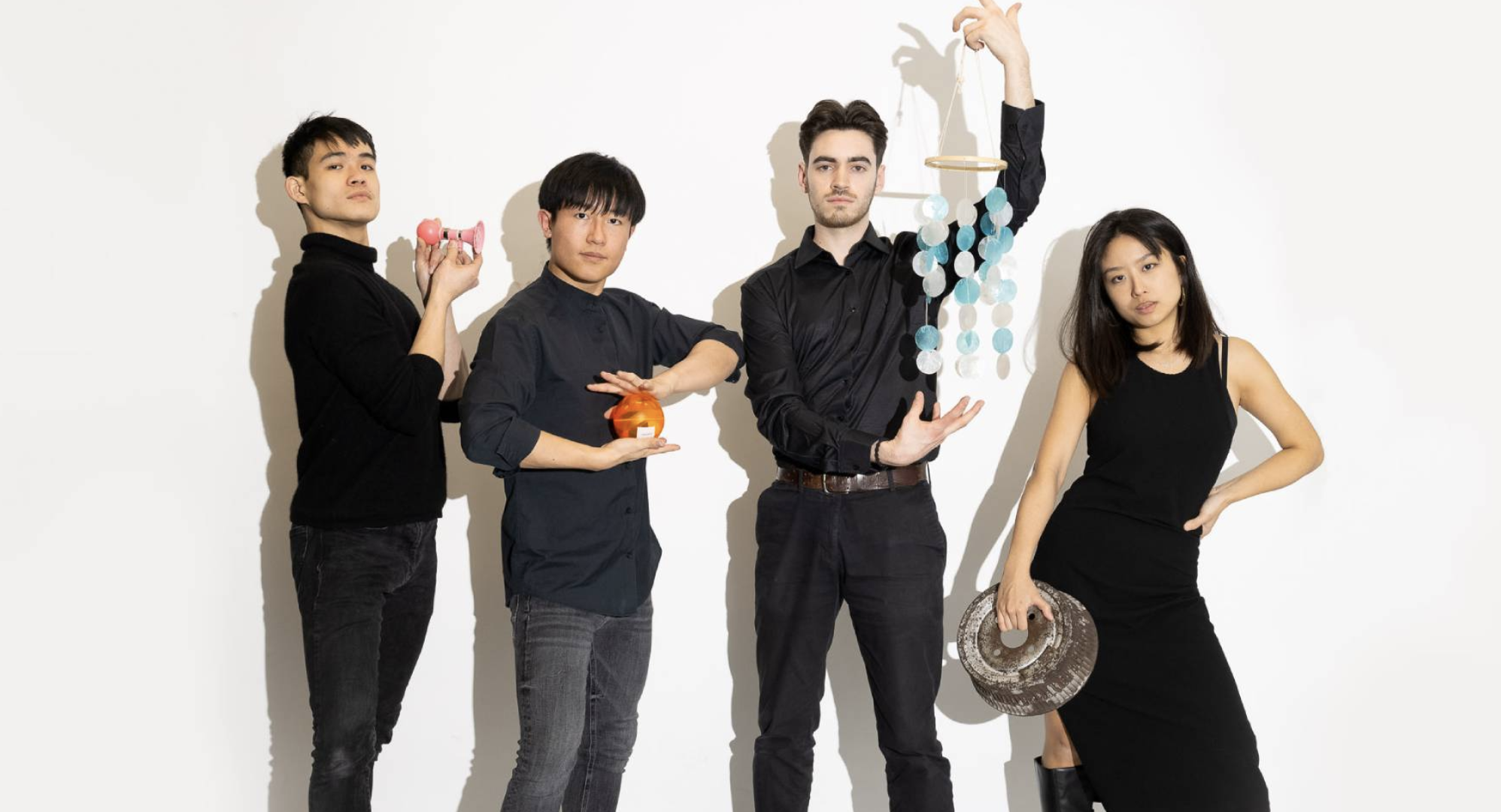 University of Toronto Percussion Ensemble perform Kyoto at Toronto Music Garden, Toronto, ON, Canada