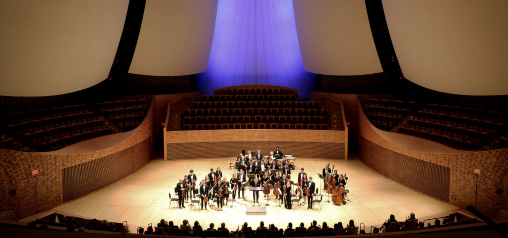 Stanford Philharmonia performs The All-Seeing Sky, Pasadena, California