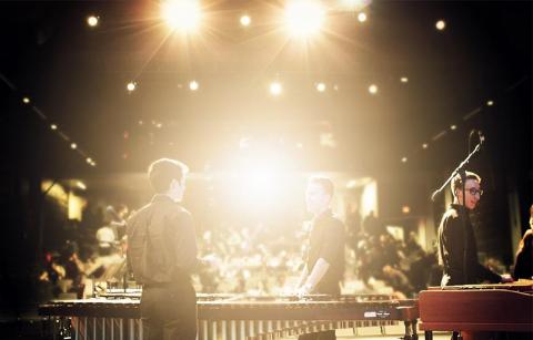 Boston Conservatory Percussion Ensemble performs Kyoto, Boston, Massachusetts