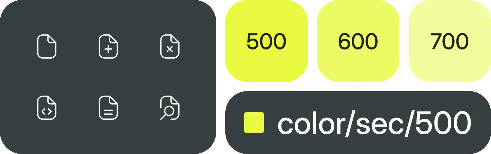Design system components in Figma.