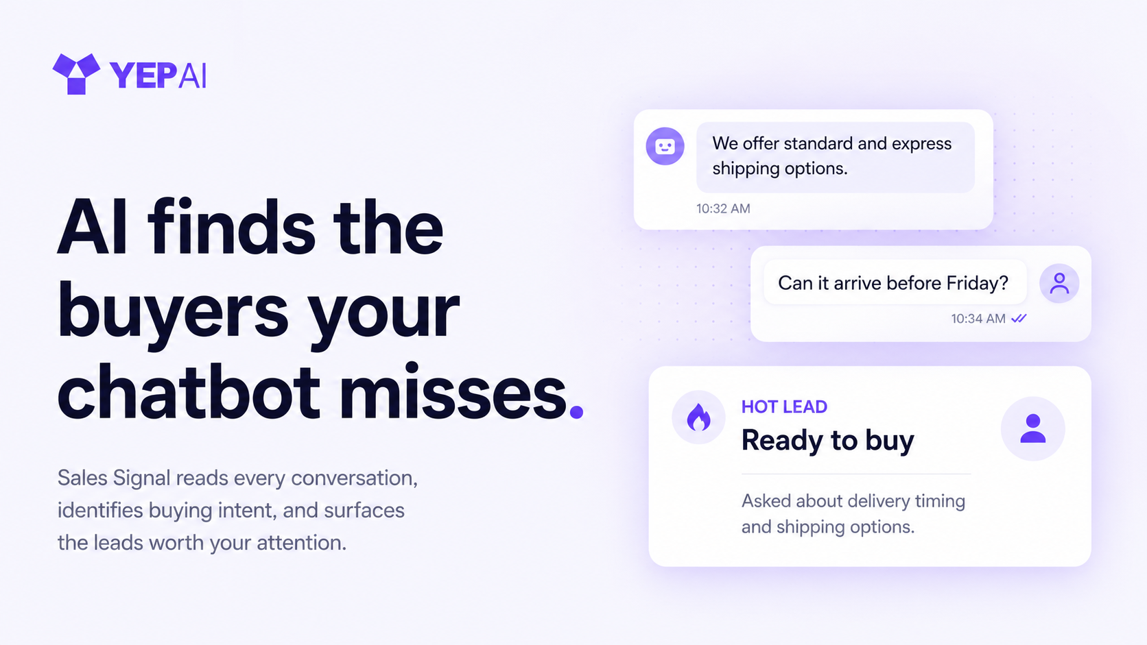 Sales Signal: An AI Layer That Reads Chatbot Conversations for Buying Intent