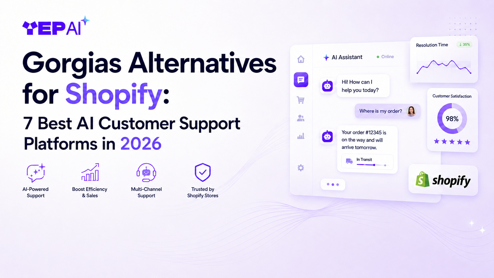 Gorgias Alternatives for Shopify: 7 Best AI Customer Support Platforms in 2026