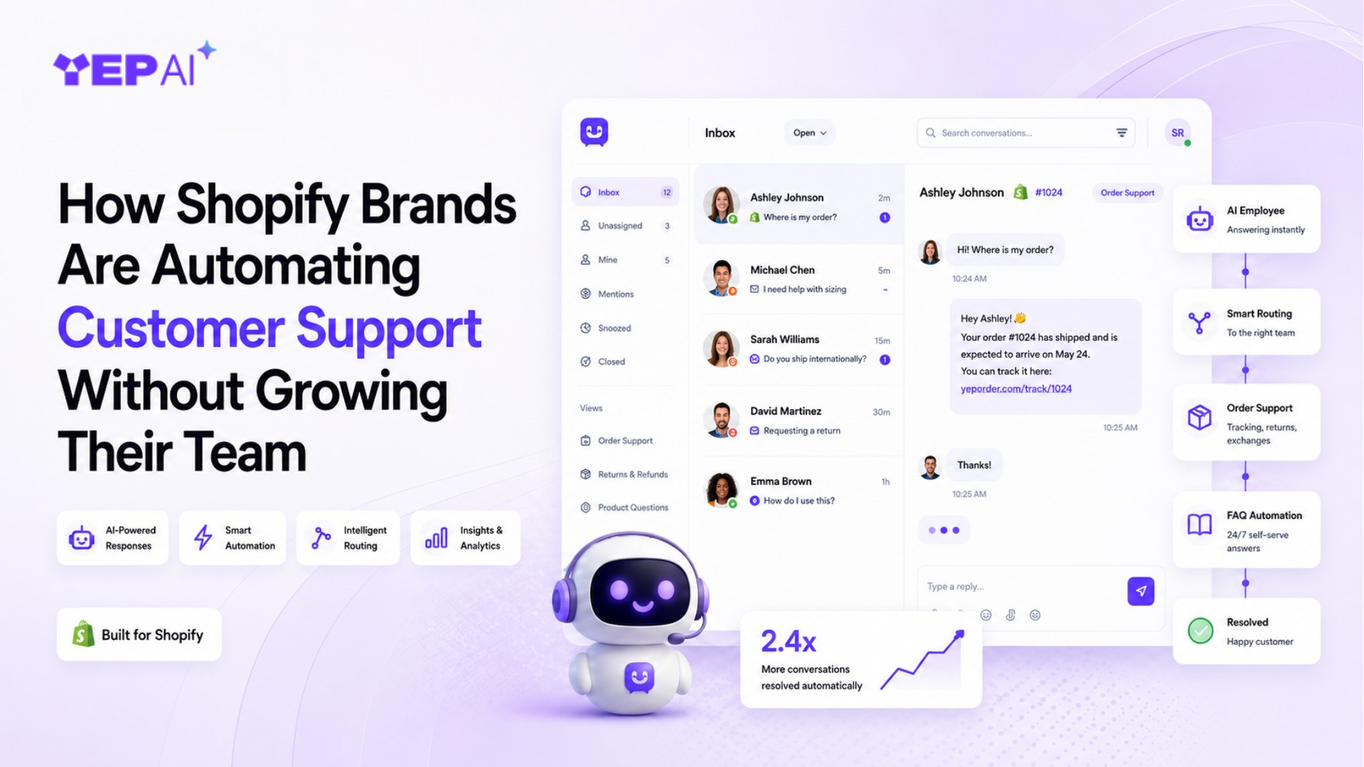 How Shopify Brands Are Automating Customer Support Without Growing Their Team