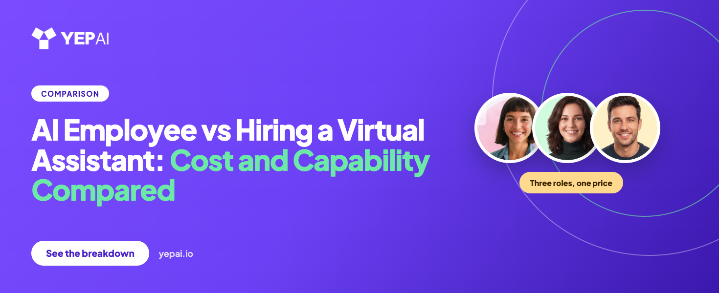 AI Employee vs Hiring a Virtual Assistant: Cost Compared