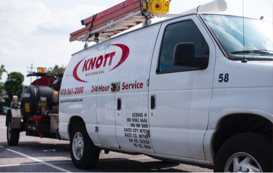 Knott Mechanical service van