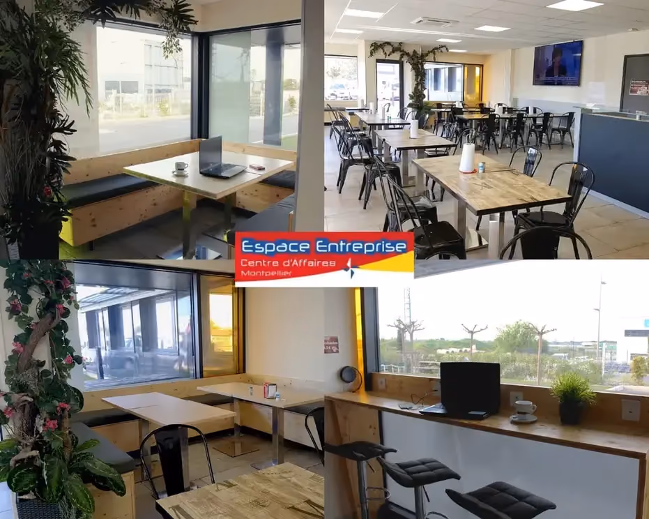 Salle de restaurant Ô Resto à l'Espace Entreprise de Garosud, Montpellier