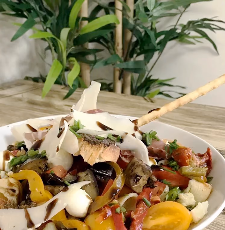 Salade fraîche au restaurant Ô Resto, Espace Entreprise Garosud Montpellier