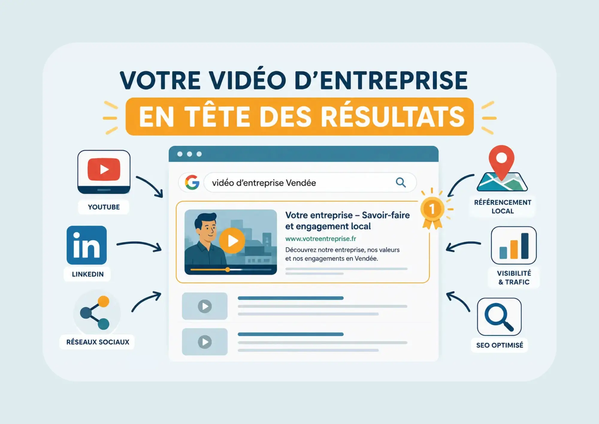 Comment diffuser une vidéo d’entreprise pour améliorer votre visibilité sur Google