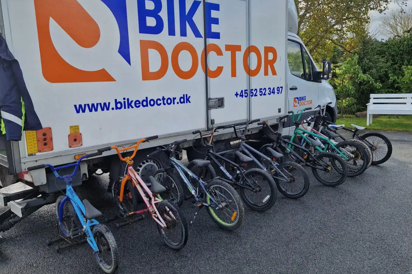 BikeDoctor vagtbil og børnecykler – forårsklargøring af familiens cykler i København