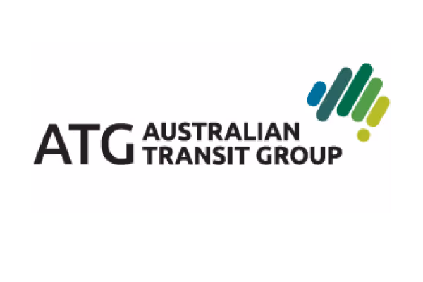 Logo of Australian Transit Group, a transport partner