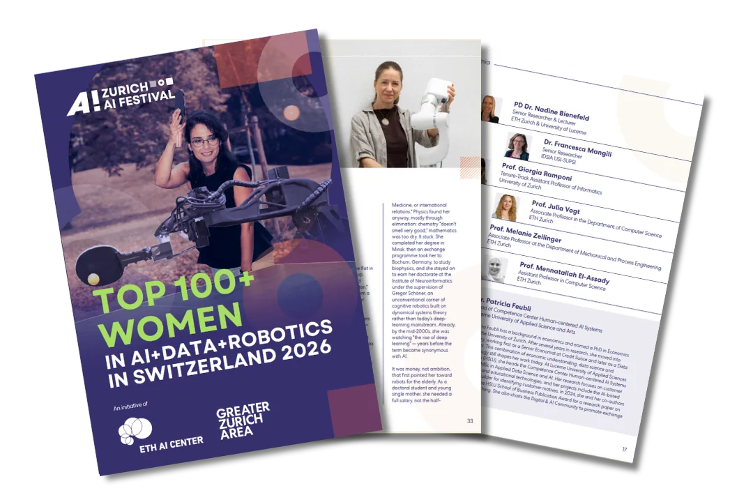 Among Switzerland’s Top 100+ Women in AI