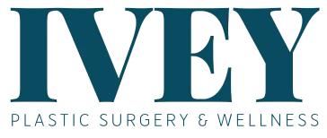 IVEY Plastic Surgery & Wellness logo with bold IVEY text and smaller tagline below.