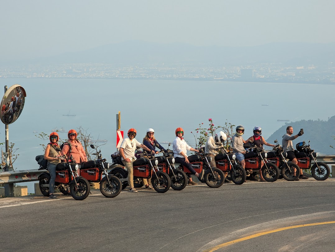 Group of riders in Vietnam