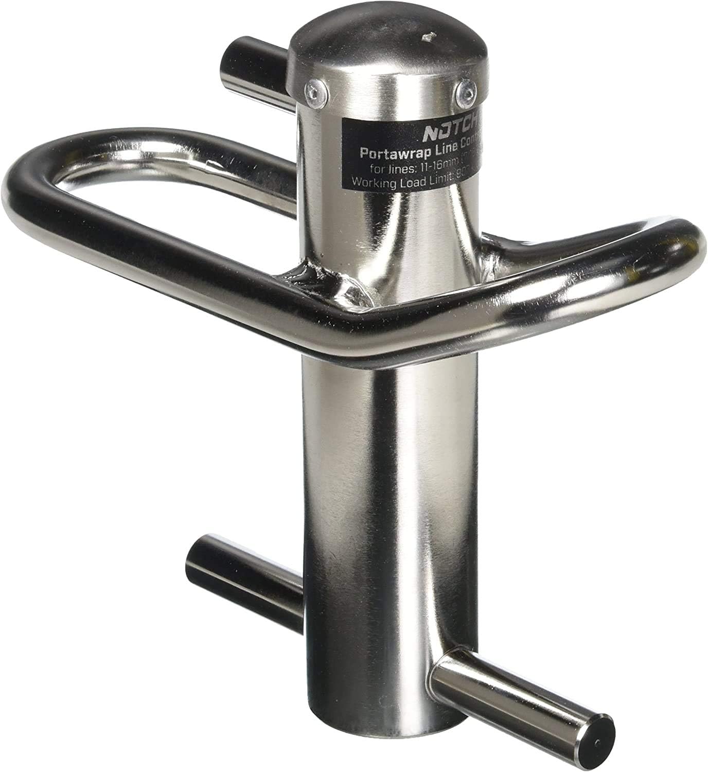 Notch Medium Portawrap Compact Stainless-Steel Rope Friction Device, Arborist Designed for Lines up to 5/8" to Lower Heavy Wood in Controlled Manner, WLL: 2,000 lbs. (POWMSS)
