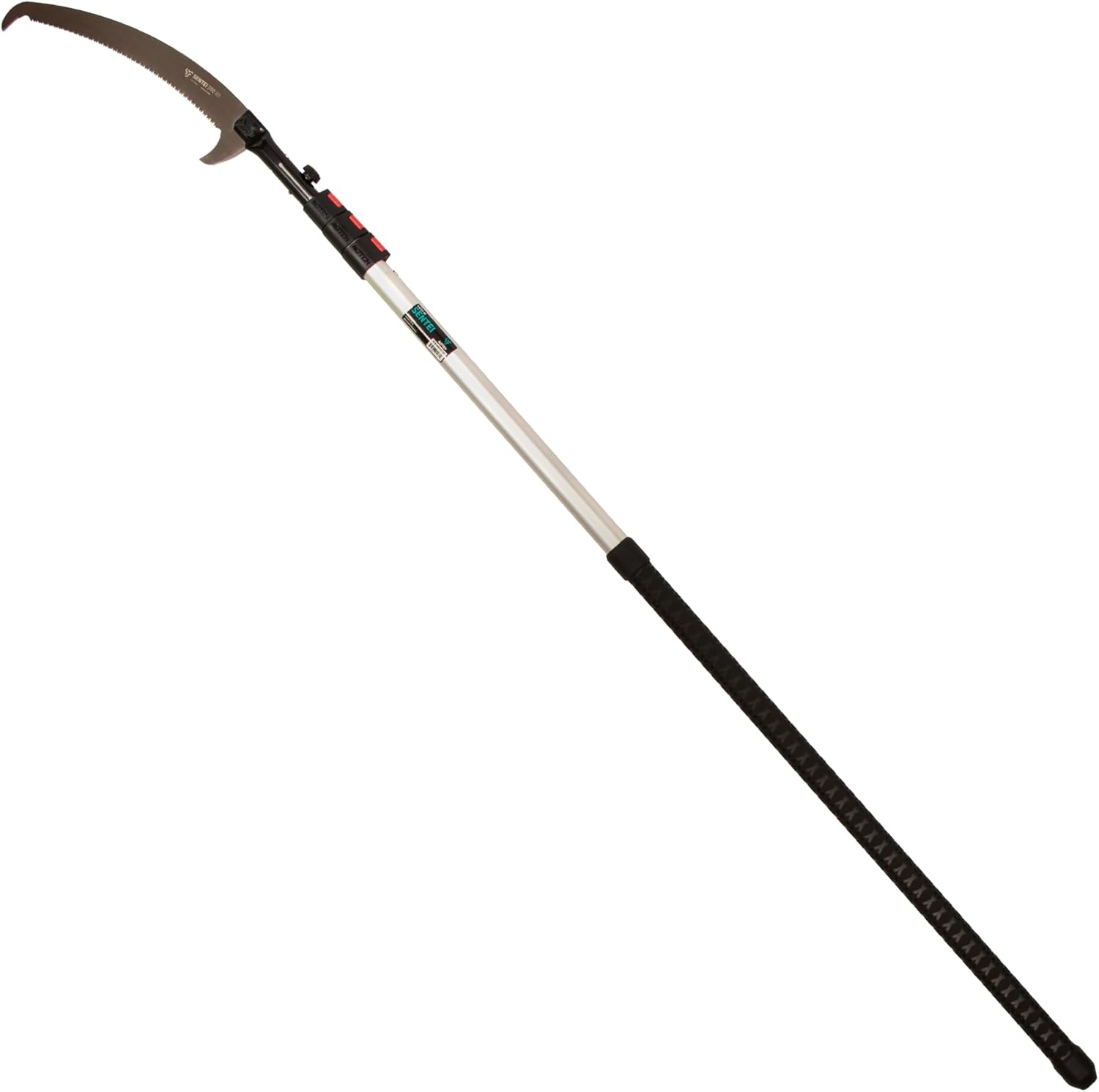 Notch 21' Sentei 4-Section Telescoping Aluminum Polesaw 15.4" (390mm) Hard Chrome-Plated Blade, Abrasion Resistant Low-Profile Grip, Rigid Aluminum Construction